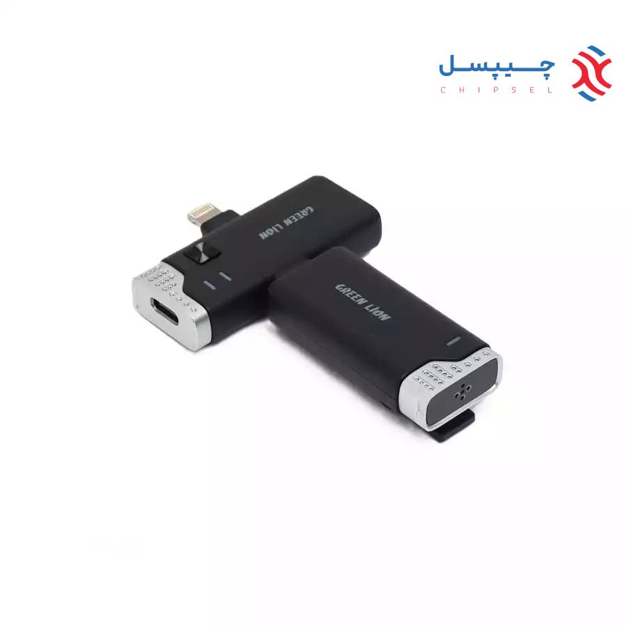 میکروفون یقه ای 3 در 1 گرین لاین مدل GN2IN1MIC360D
