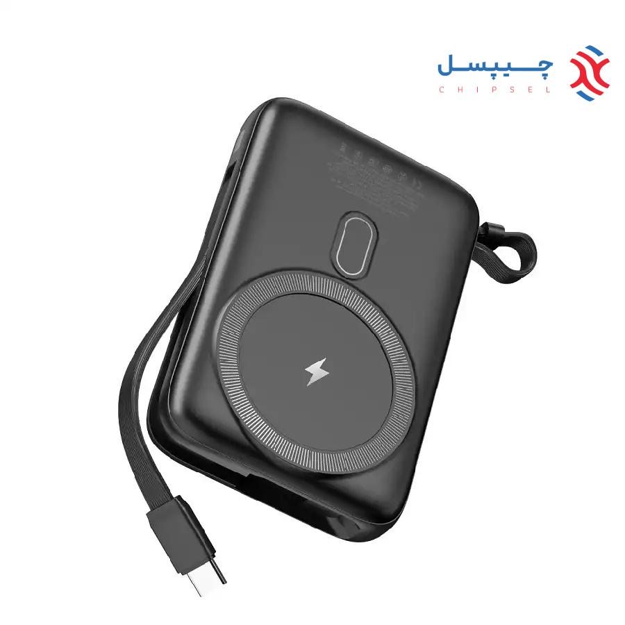پاوربانک 20000 میلی آمپر گرین لاین مدل GNLEZ20KPB - Luzern MagSafe