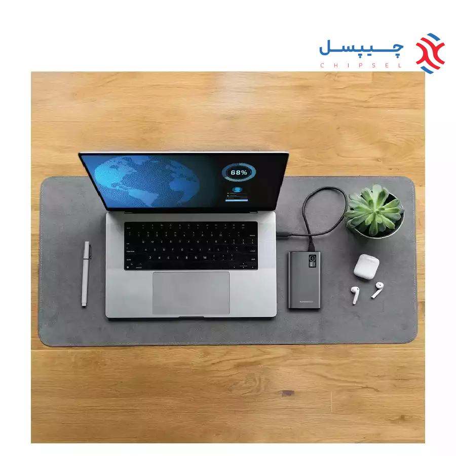 پاوربانک 20000 میلی آمپر پاورولوژی مدل PPBCHA82 - Aluminum