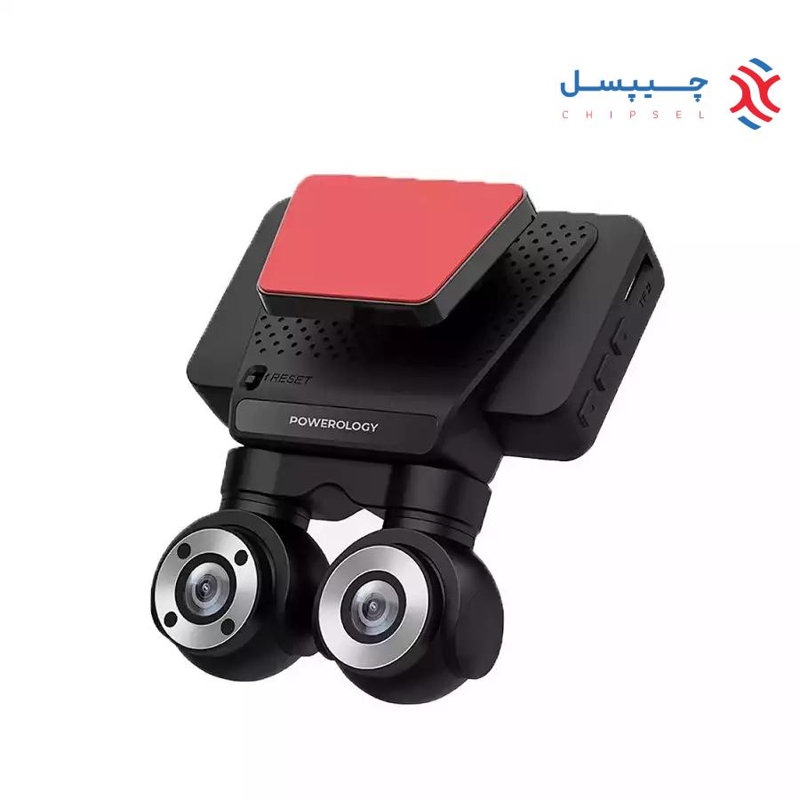دوربین ثبت وقایع خودرو با دو لنز 4k پاورولوژی مدل P4KCAM108