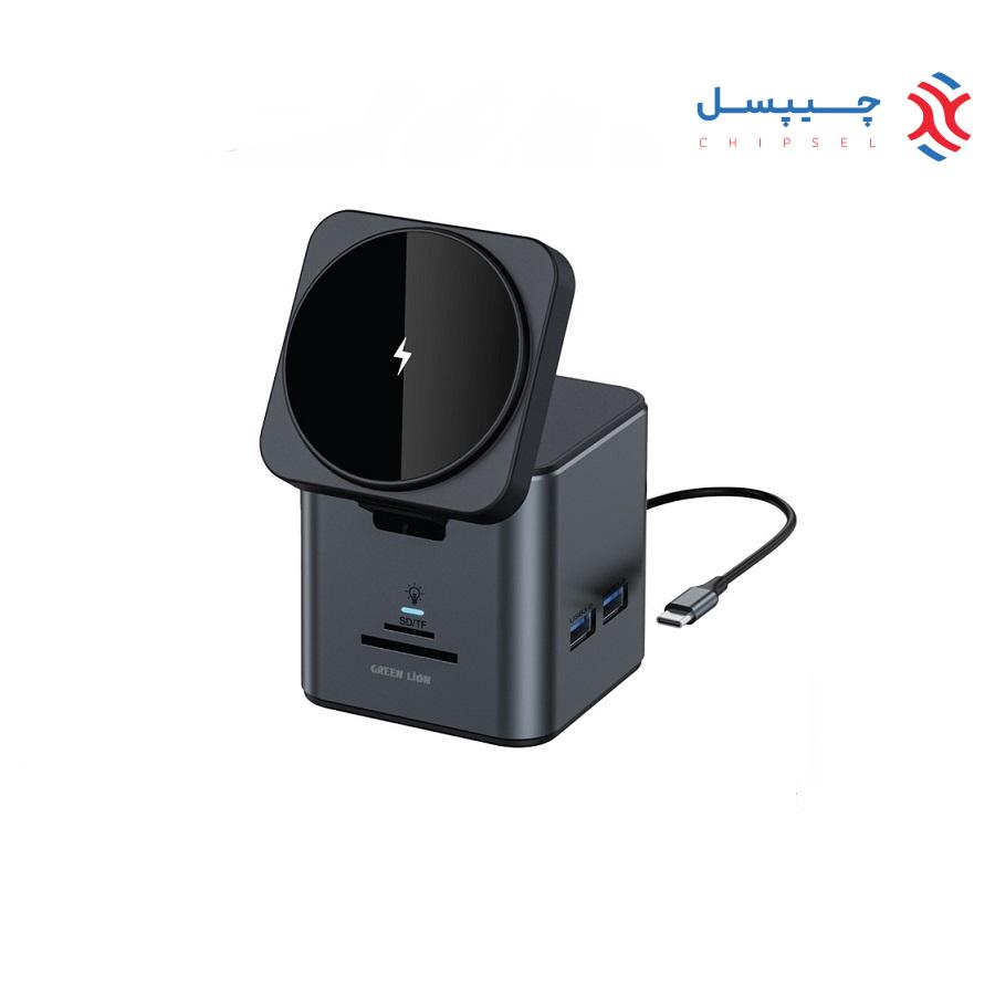 هاب و شارژر 9 در 1 گرین لاین مدل GN9IN1WC - Hub Docking Station