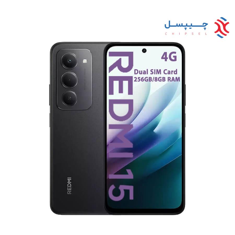 گوشی موبایل شیائومی مدل Redmi 15 4G دو سیم کارت/ ظرفیت 256 گیگابایت/ رم 8 گیگابایت